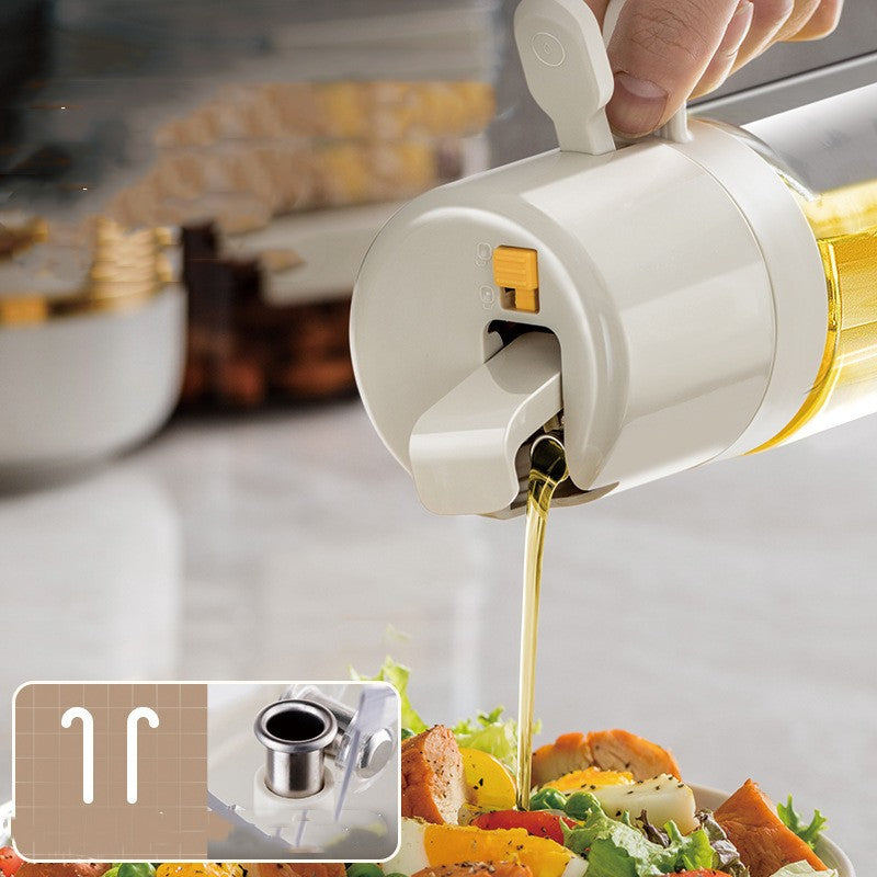2-in-1 Oil Spray & Pour Bottle for Cooking