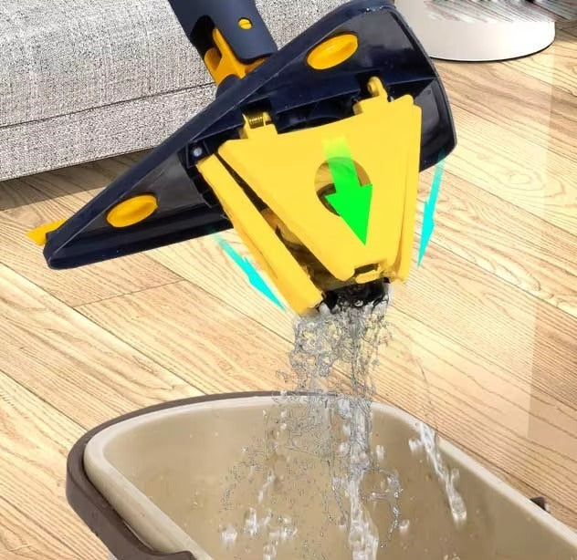 3 in 1 Triangular Twister Mop