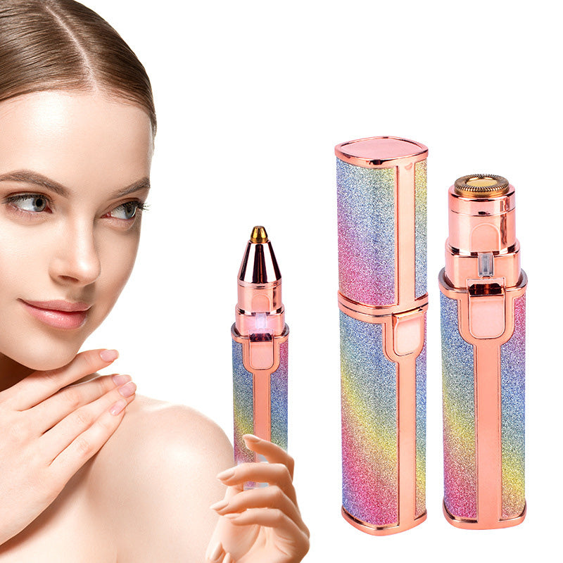 2-in-1 Flawless | Hair Remover & Eyebrow Trimmer ā Painless, Portable & Rechargeable