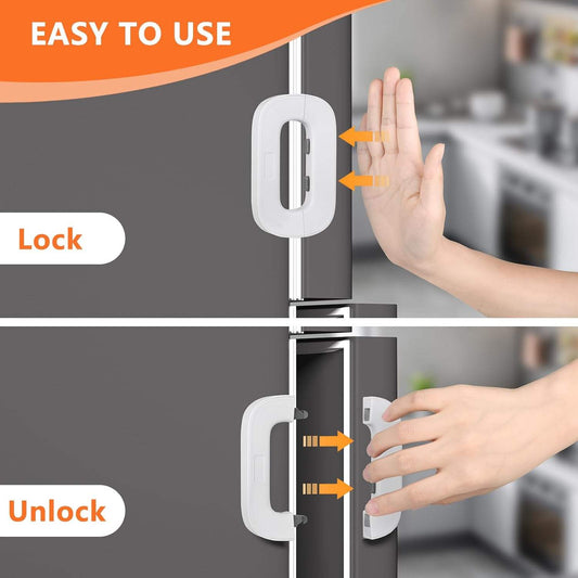 Multifunctional Fridge Door Lock – Child Safety & Food Security Lock