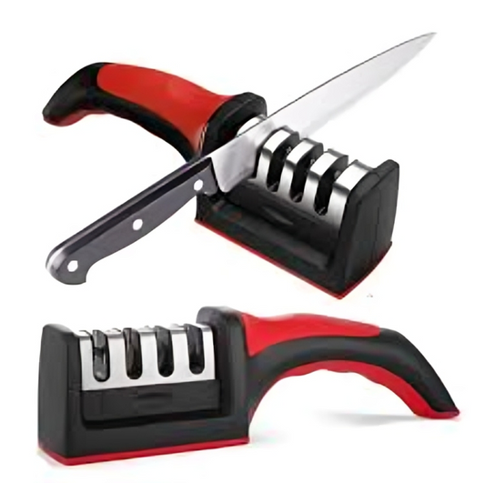 3-in-1 Professional Knife Sharpener - Easy & Handheld Sharpening