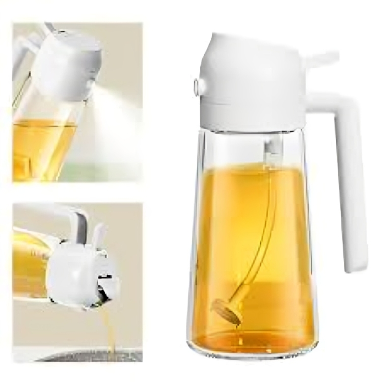 2-in-1 Oil Spray & Pour Bottle for Cooking