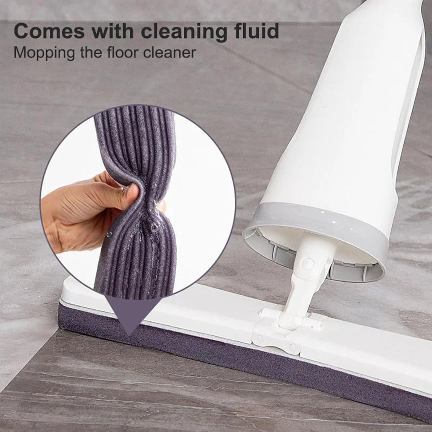 2-in-1 Spray Mop with 360ยฐ Rotating - Effortless Cleaning