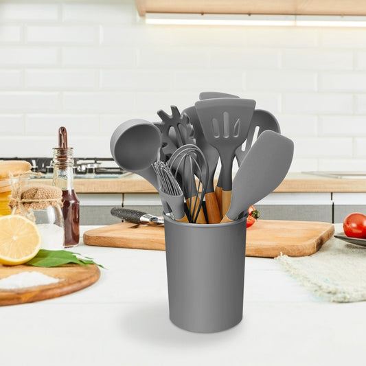 12 PCS Silicone Kitchen Utensils Set – Non-Stick & Heat Resistant