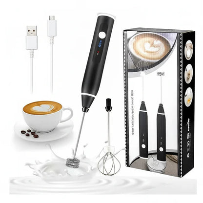 Rechargeable Coffee Beater & Egg Whisker - High Quality & Portable