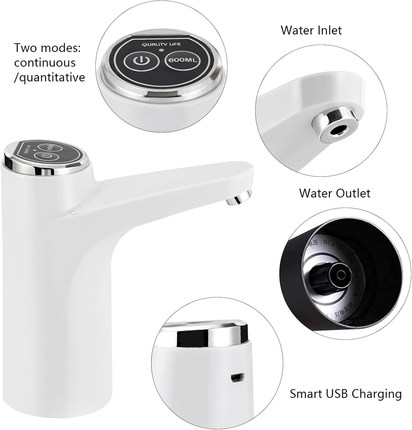 Automatic Water Dispenser Pump - One Touch Solution