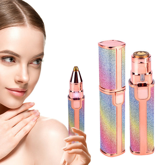 2-in-1 Flawless | Hair Remover & Eyebrow Trimmer – Painless, Portable & Rechargeable