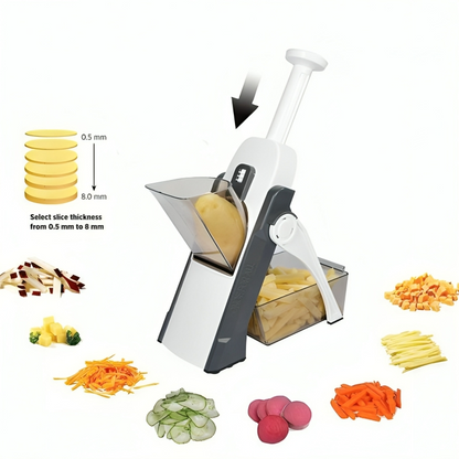 5-in-1  Multifunctional Mandoline Vegetable Slicer & Cutter