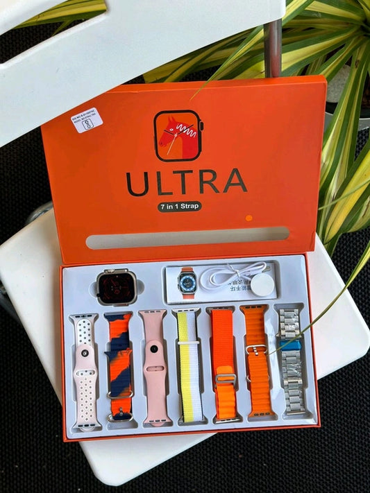 Ultra 7-in-1 Smartwatch – Fitness, Health, and Connectivity in One Smart Device